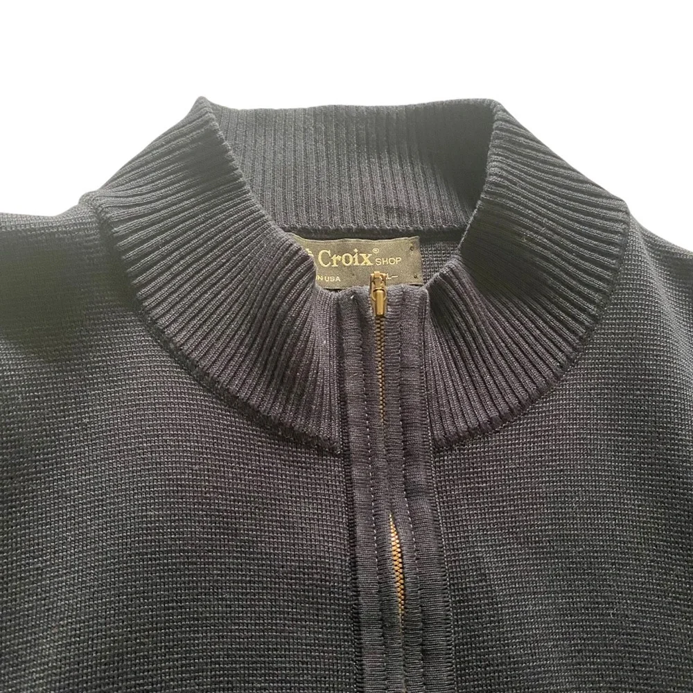 ST.Croix Men’s Blue Zip-up Cardigan XXL